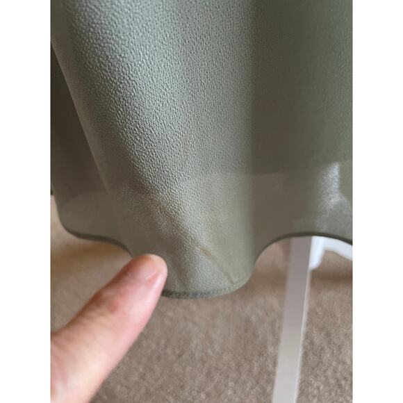 Positive Attitude Women's 2 Piece Light Green Polyester 4 Petite Maxi Dress - Picture 16 of 17